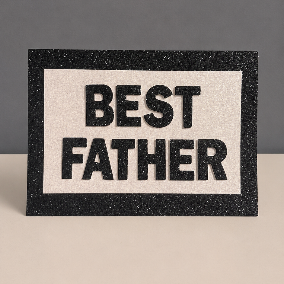Best Father handmade Father's Day greeting card